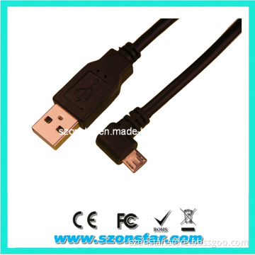 Right Angle Micro 5pin USB Data Cable 2.0